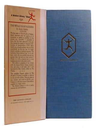 WEALTH OF NATIONS; Modern Library Giant G32