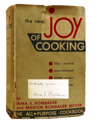 THE JOY OF COOKING; Signed. Marion Rombauer Irma S. Rombauer.