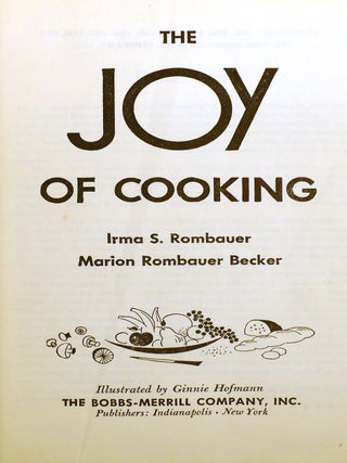 THE JOY OF COOKING
