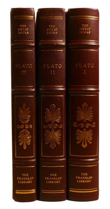 THE WORKS OF PLATO 3 VOLUME SET; Franklin Library