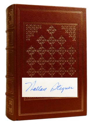 THE BIG ROCK CANDY MOUNTAIN; Signed Franklin Library. Wallace Stegner.