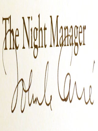 THE NIGHT MANAGER; Signed