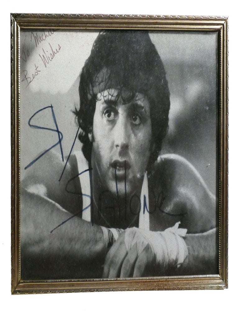 Item #218880 SYLVESTER STALLONE SIGNED PHOTOGRAPH. Sylvester Stallone.