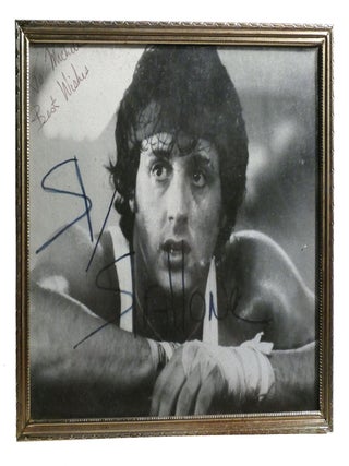 SYLVESTER STALLONE SIGNED PHOTOGRAPH. Sylvester Stallone.