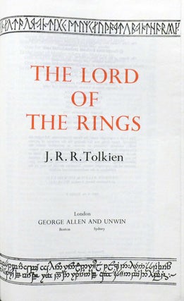 THE LORD OF THE RINGS