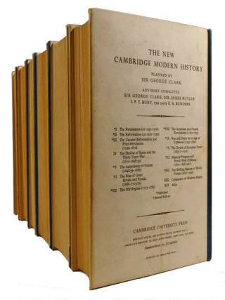 THE NEW CAMBRIDGE MODERN HISTORY 1493-1945; 12 Volume Set