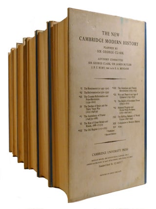 THE NEW CAMBRIDGE MODERN HISTORY 1493-1945; 12 Volume Set