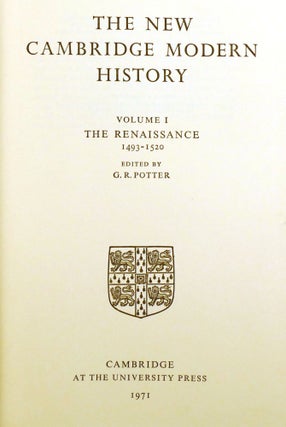 THE NEW CAMBRIDGE MODERN HISTORY 1493-1945; 12 Volume Set