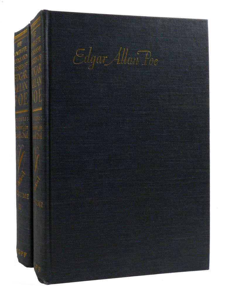 Item #219401 THE COMPLETE POEMS AND STORIES OF EDGAR ALLAN POE 2 VOLUME SET. Edgar Allan Poe.