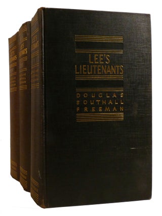 LEE'S LIEUTENANTS A STUDY IN COMMAND 3 VOLUME SET