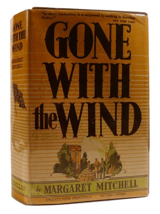 GONE WITH THE WIND; Signed. Margaret Mitchell.