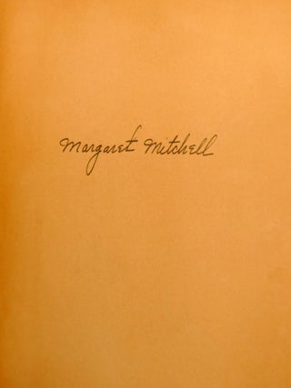 GONE WITH THE WIND; Signed