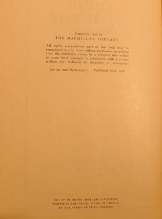 GONE WITH THE WIND; Signed