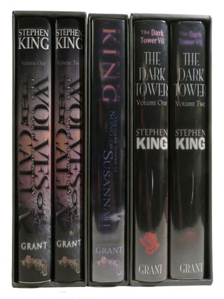 THE DARK TOWER V, VI, VII SET; Signed Wolves of the Calla, Song of Susannah, the Dark Tower. Stephen King.