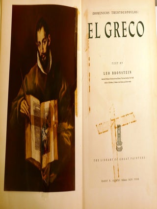 EL GRECO; 50 Reproductions in Full Color