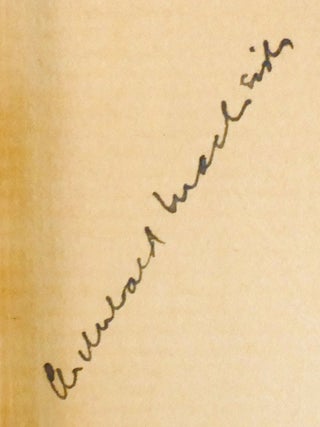 PANIC; A Play in Verse Signed