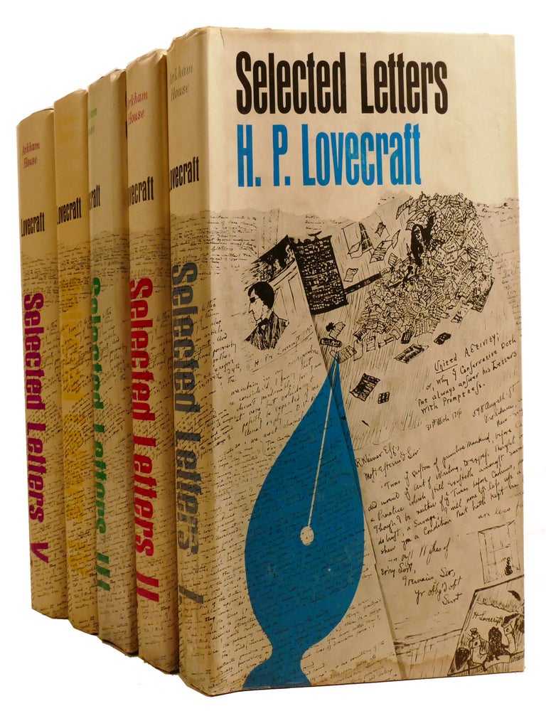 Item #221343 SELECTED LETTERS FIVE VOLUME SET. August Derleth H. P. Lovecraft, Donald Wandrel.