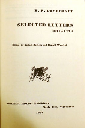 SELECTED LETTERS FIVE VOLUME SET