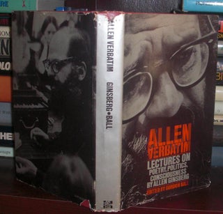 Item #25626 ALLEN VERBATIM LECTURES ON POETRY, POLITICS, CONSCIOUSNESS. Allen Ginsberg