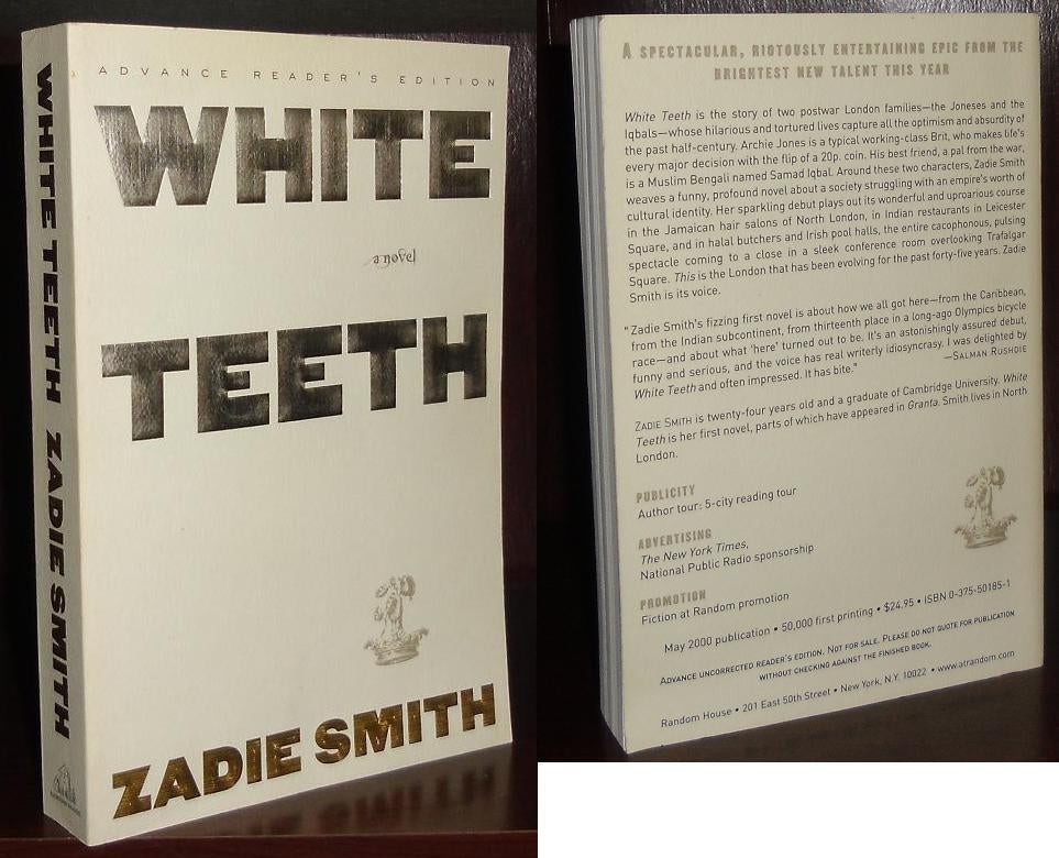 WHITE TEETH | Zadie Smith | First Edition; First Printing