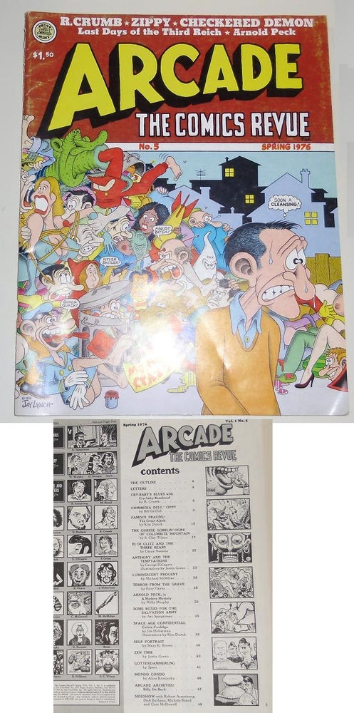 Item #28099 ARCADE : THE COMICS REVUE Vol 1 No. 5 Print Mint. Crumb R.