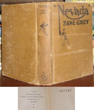 Item #28694 NEVADA. Zane Grey