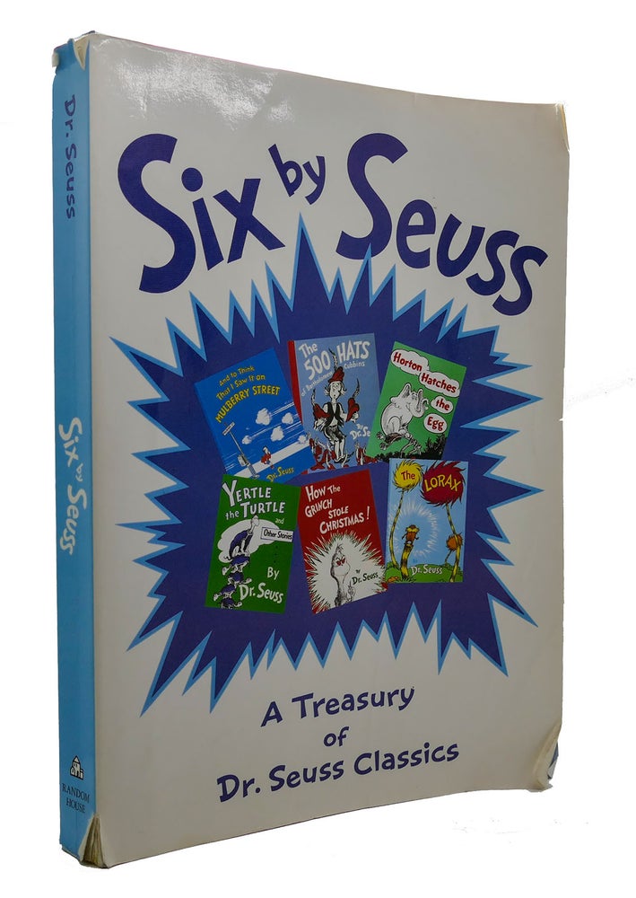 Item #300247 SIX BY SEUSS Classics. Mulberry Street, 500 Hats, Horton, Yertle, Grinch, and the Lorax. Dr. Seuss.