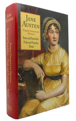 Item #300330 THREE COMPLETE NOVELS Sense and Sensibility, Pride and Prejudice, and Emma. Jane Austen