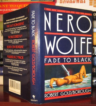 Item #30089 FADE TO BLACK A Nero Wolfe Mystery. Robert - Stout Goldsborough, Rex