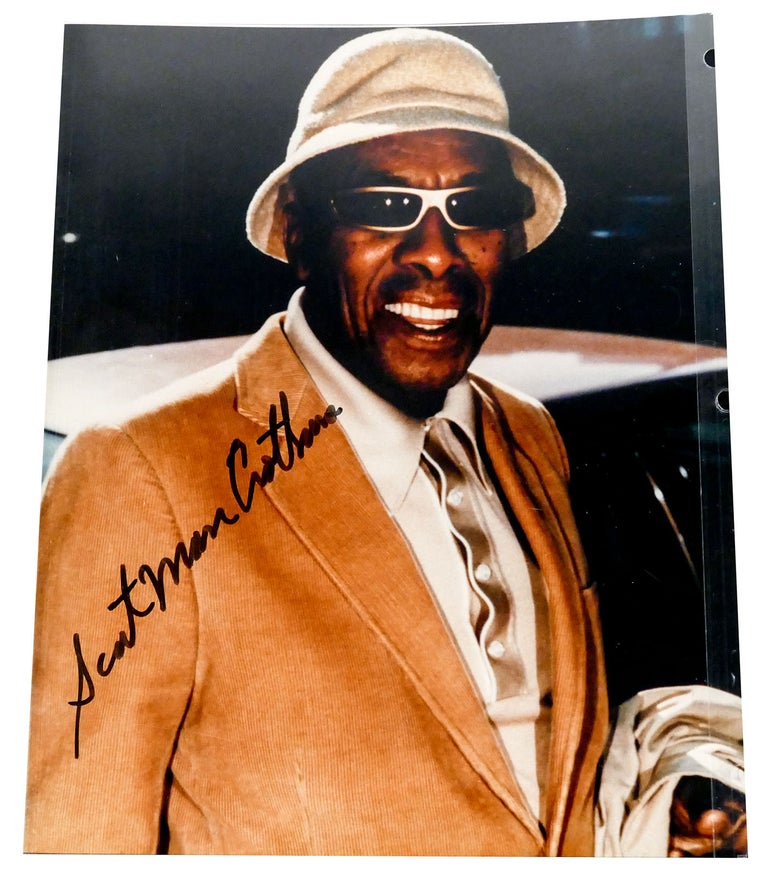 Item #300942 SIGNED SCATMAN CROTHERS PHOTO 8'' X 10'' autograph - photograph. Scatman Crothers.
