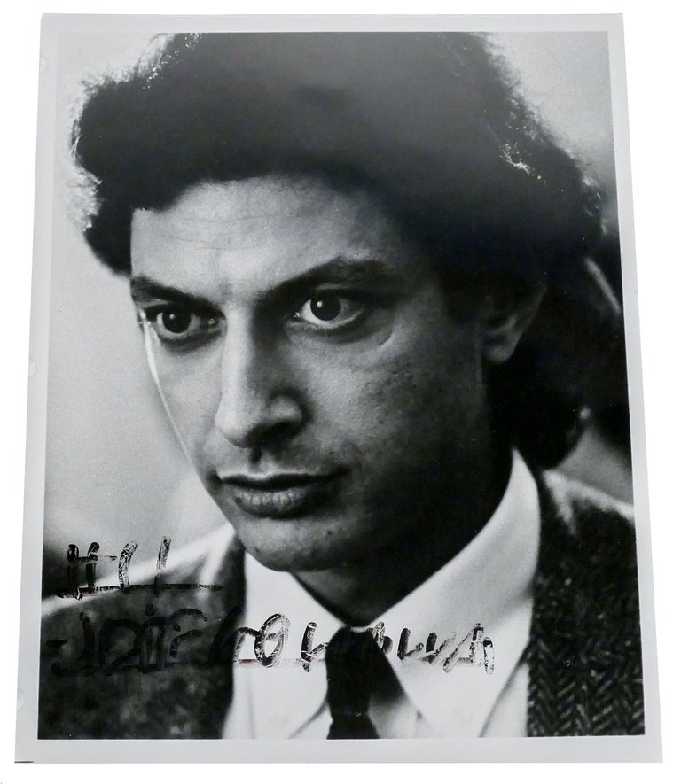 Item #300953 SIGNED JEFF GOLDBLUM PHOTO THE FLY ERA 8'' X 10'' autograph - photograph. Jeff Goldblum.