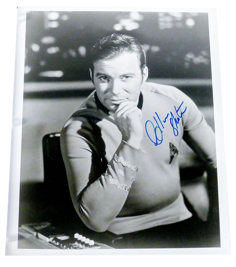 Item #300974 SIGNED WILLIAM SHATNER PHOTO 8'' X 10'' autograph - photograph. William Shatner.