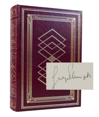 Item #301517 THE CURIOUS CASE OF SIDD FINCH Franklin Library SIGNED. George Plimpton