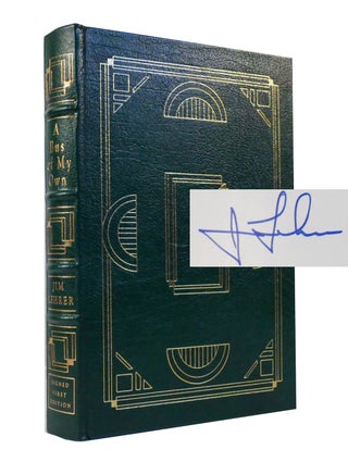 Item #301527 A BUS OF MY OWN Easton Press SIGNED. Jim Lehrer