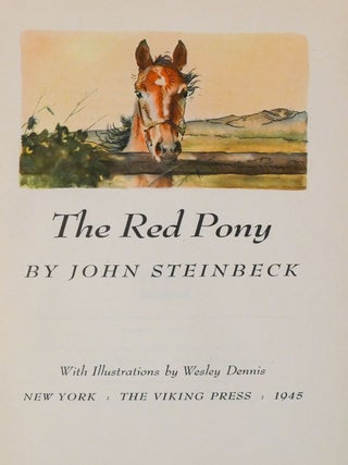 THE RED PONY Signed