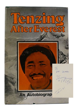 AFTER EVEREST Signed 1st. Malcolm Barnes Tenzing Norgay Sherpa.