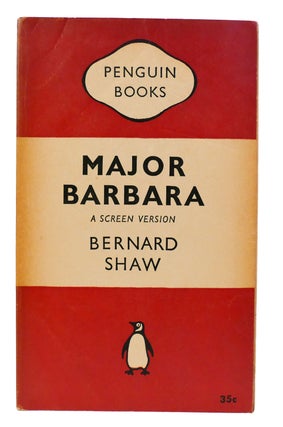 Item #301810 MAJOR BARBARA. Bernard Shaw