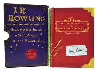 Item #302928 FANTASTIC BEASTS AND WHERE TO FIND THEM & QUIDDITCH THROUGH THE AGES (BOXSET). J. K....