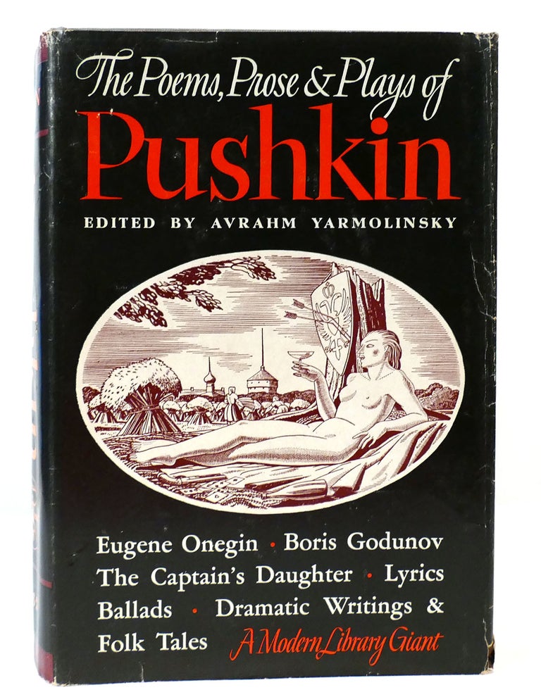 Item #303258 THE POEMS, PROSE AND PLAYS OF PUSHKIN. Avrahm Yarmolinsky Alexander Pushkin.