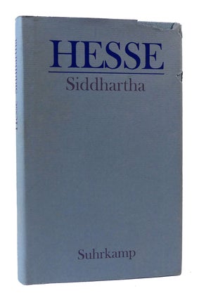 Item #304463 SIDDHARTHA (German Language Edition). Hermann Hesse