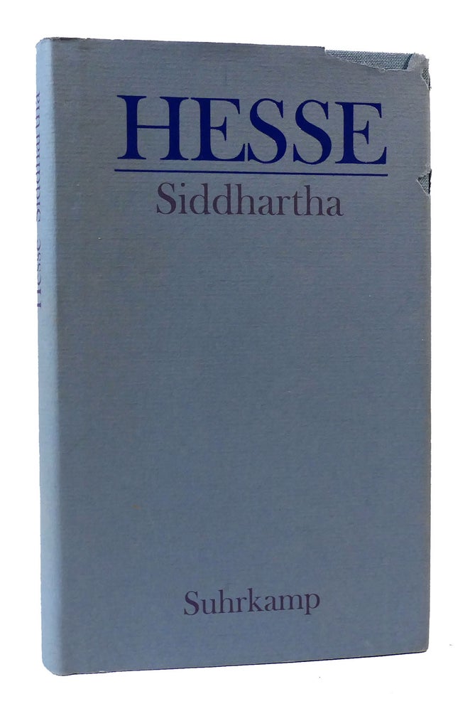 Item #304463 SIDDHARTHA (German Language Edition). Hermann Hesse.
