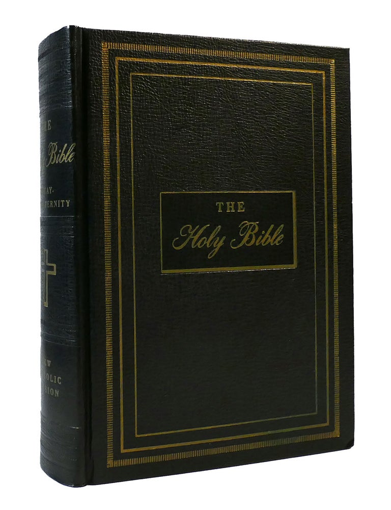 Item #304614 THE HOLY BIBLE THE OLD TESTAMENT: DOUAY VERSION AND THE NEW TESTAMENT: CONFRATERNITY VERSION