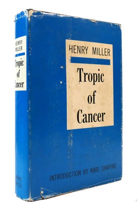 Item #304685 TROPIC OF CANCER. Henry Miller