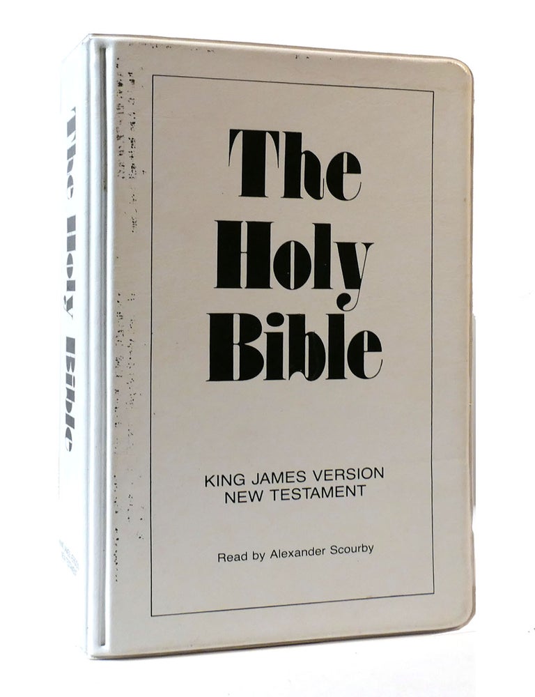 THE HOLY BIBLE KING JAMES VERSION READ BY ALEXANDER SCOURBY 12 CASSETTE SET