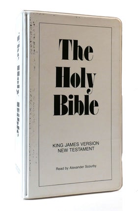 Item #305101 THE HOLY BIBLE KING JAMES VERSION READ BY ALEXANDER SCOURBY 12 CASSETTE SET