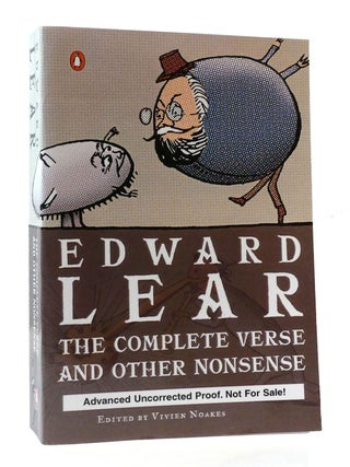 Item #305166 THE COMPLETE VERSE AND OTHER NONSENSE. Edward Lear