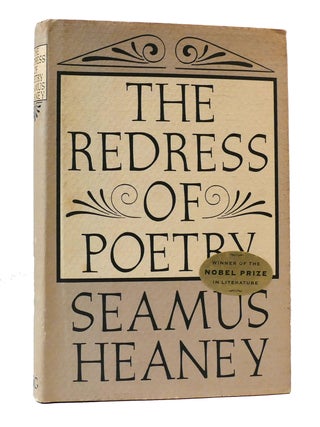 Item #305168 THE REDRESS OF POETRY. Seamus Heaney