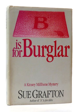 Item #305298 B IS FOR BURGLAR. Sue Grafton