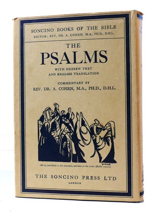 Item #305489 THE PSALMS: HEBREW TEXT & ENGLISH TRANSLATION WITH AN INTRODUCTION AND COMMENTARY....