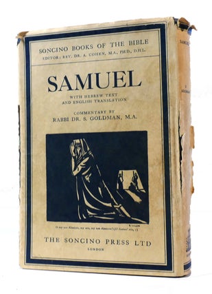 Item #305492 SAMUEL: HEBREW TEXT & ENGLISH TRANSLATION WITH AN INTRODUCTION AND COMMENTARY. Rabbi...